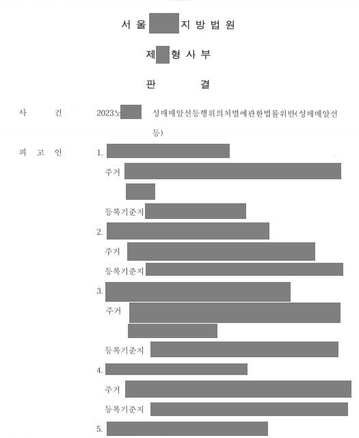 유명 맛집으로 위장해 성매매 알선을 하다 구속되고 몰수당할 위기 이미지 1